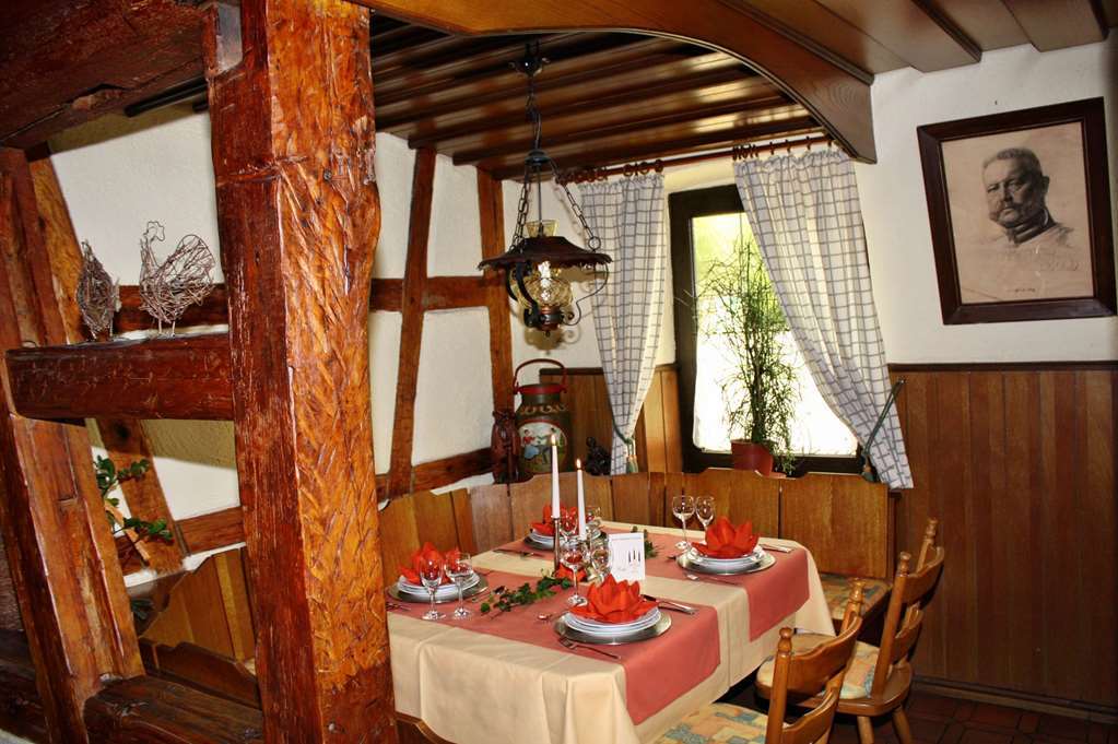 Akzent Hotel Goldener Ochsen Croeffelbach ร้านอาหาร รูปภาพ